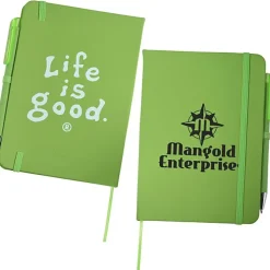 Life is Good TaskRight Afton Notebook with Pen - LIG