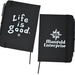 Life is Good TaskRight Afton Notebook with Pen - LIG