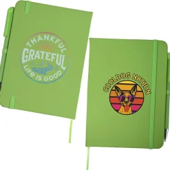 Life is Good TaskRight Afton Notebook with Pen - Full Color - Grateful