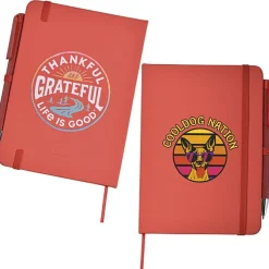 Life is Good TaskRight Afton Notebook with Pen - Full Color - Grateful