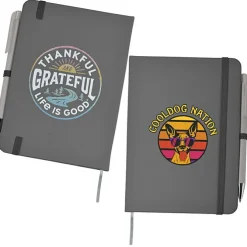 Life is Good TaskRight Afton Notebook with Pen - Full Color - Grateful