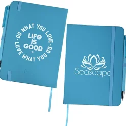 Life is Good TaskRight Afton Notebook with Pen - Love