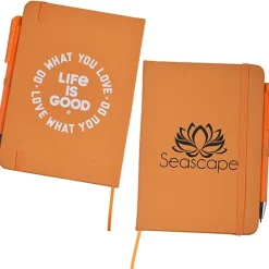 Life is Good TaskRight Afton Notebook with Pen - Love