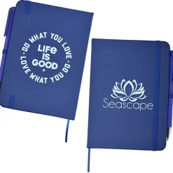 Life is Good TaskRight Afton Notebook with Pen - Love