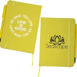 Life is Good TaskRight Afton Notebook with Pen - Love