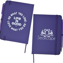 Life is Good TaskRight Afton Notebook with Pen - Love