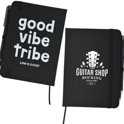 Life is Good TaskRight Afton Notebook with Pen - Good Vibe