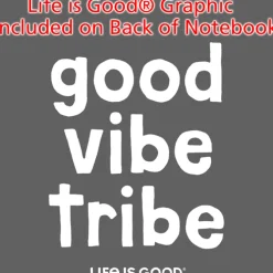 Life is Good TaskRight Afton Notebook with Pen - Good Vibe