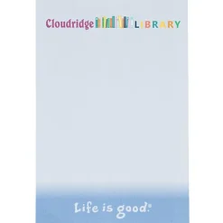 Life is Good TaskRight 6 inches x 4 inches Notepad - 50 Sheet