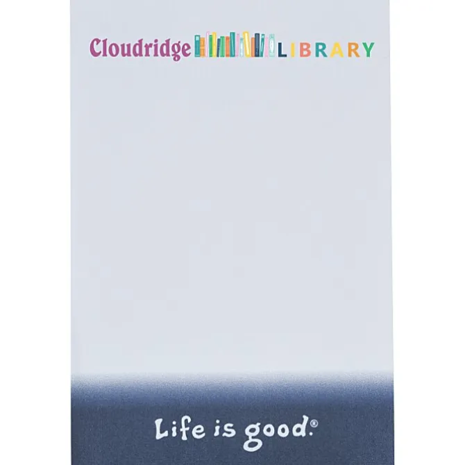 Life is Good TaskRight 6 inches x 4 inches Notepad - 50 Sheet