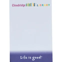 Life is Good TaskRight 6 inches x 4 inches Notepad - 50 Sheet