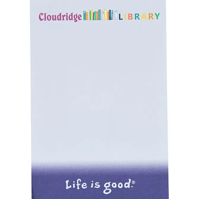 Life is Good TaskRight 6 inches x 4 inches Notepad - 50 Sheet