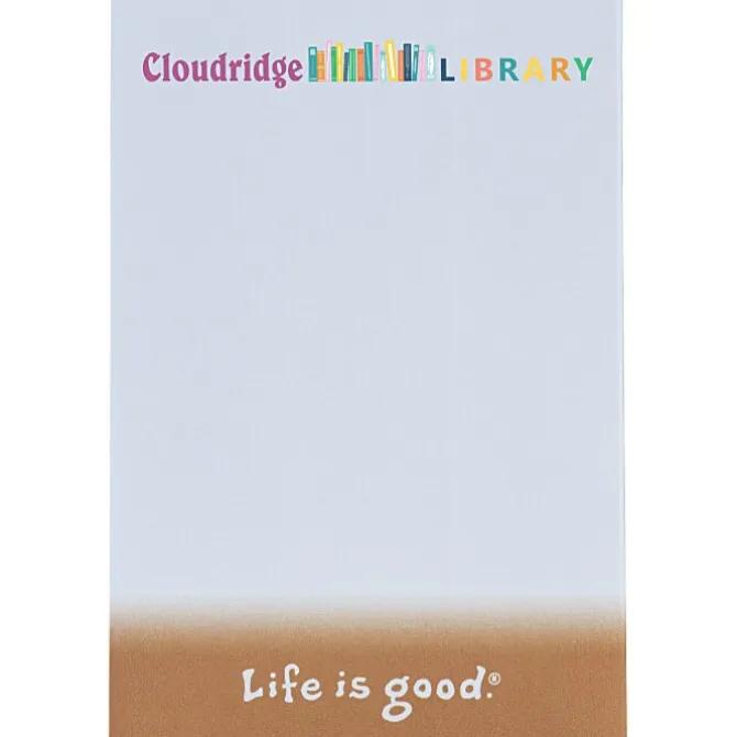 Life is Good TaskRight 6 inches x 4 inches Notepad - 50 Sheet