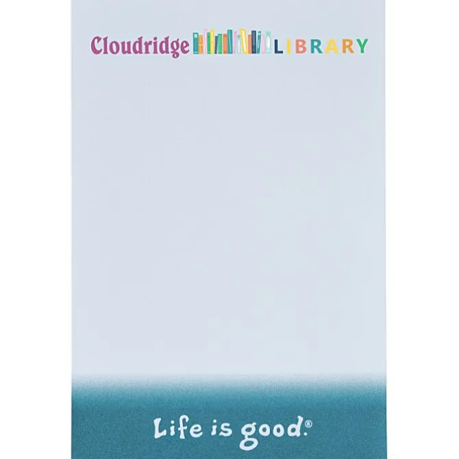 Life is Good TaskRight 6 inches x 4 inches Notepad - 50 Sheet