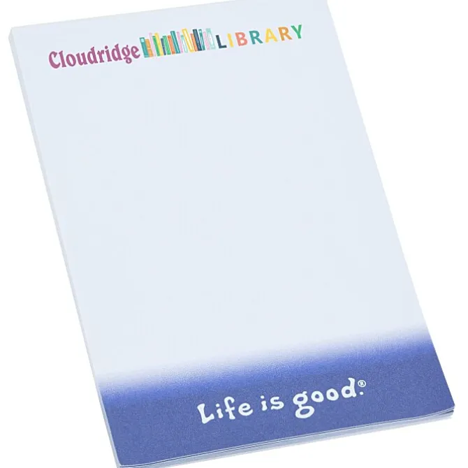 Life is Good TaskRight 6 inches x 4 inches Notepad - 50 Sheet