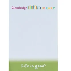 Life is Good TaskRight 6 inches x 4 inches Notepad - 50 Sheet