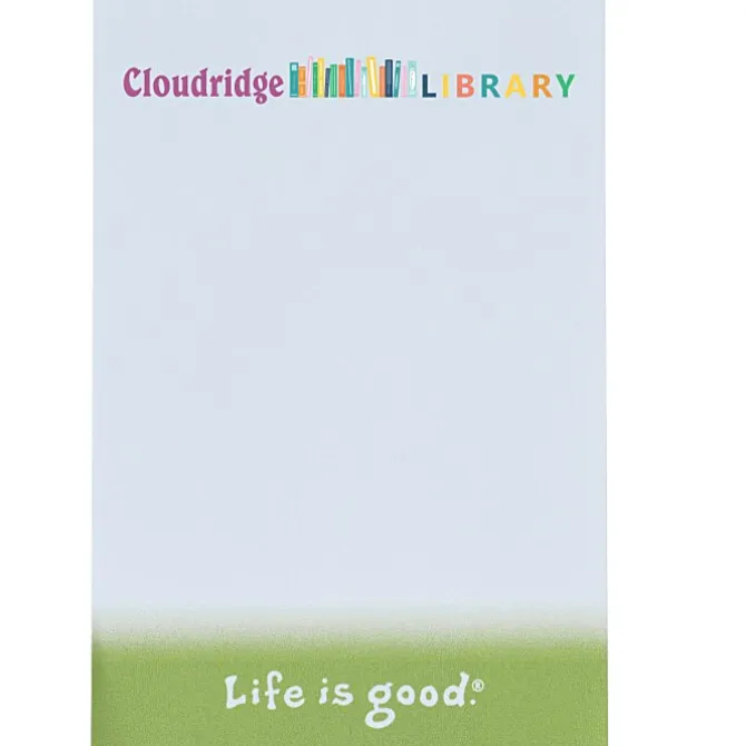 Life is Good TaskRight 6 inches x 4 inches Notepad - 50 Sheet