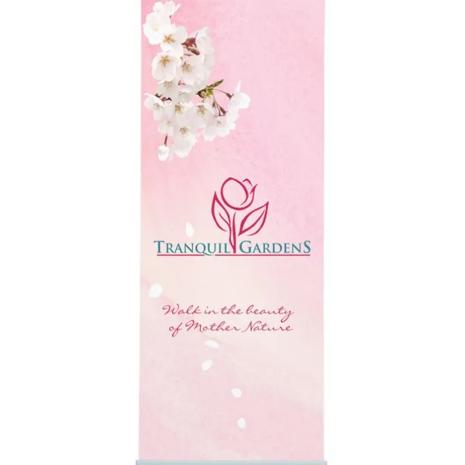 Lightning Adjustable Banner Stand