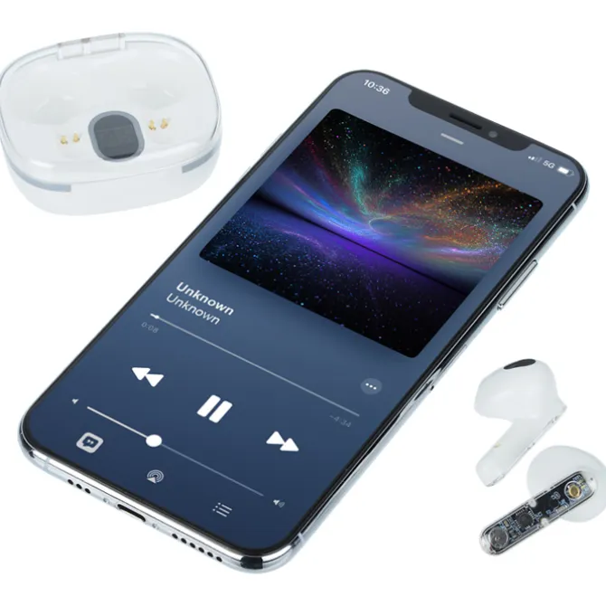 Light-Up Display True Wireless Earbuds