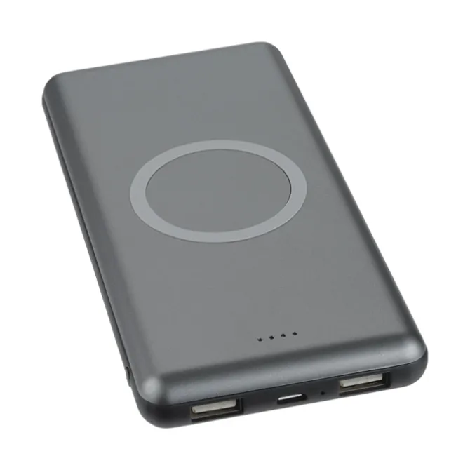 Light-Up Logo Qi Wireless Power Bank - 10,000 mAh - 24 hr