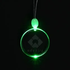 Light-Up Pendant Necklace - Circle