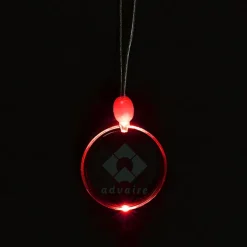 Light-Up Pendant Necklace - Circle