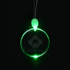 Light-Up Pendant Necklace - Circle