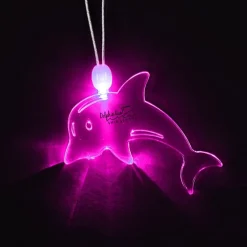 Light-Up Pendant Necklace - Dolphin