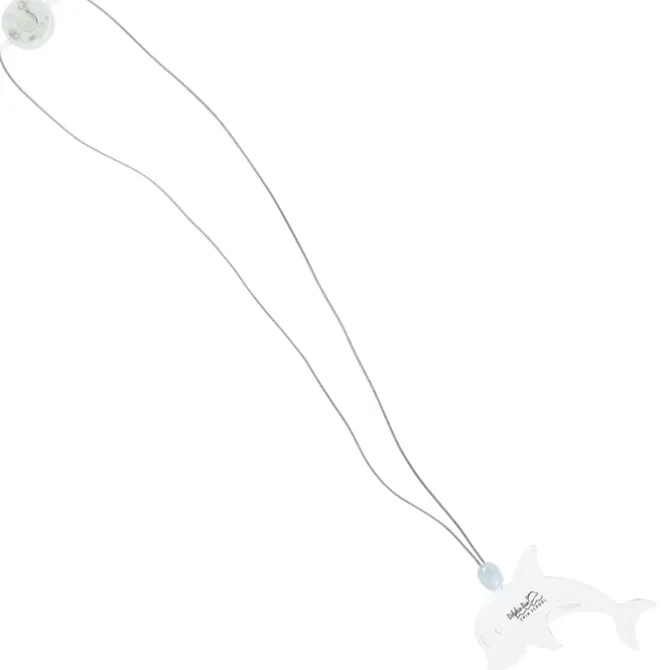 Light-Up Pendant Necklace - Dolphin