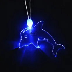 Light-Up Pendant Necklace - Dolphin