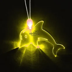 Light-Up Pendant Necklace - Dolphin