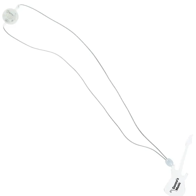 Light-Up Pendant Necklace - Guitar
