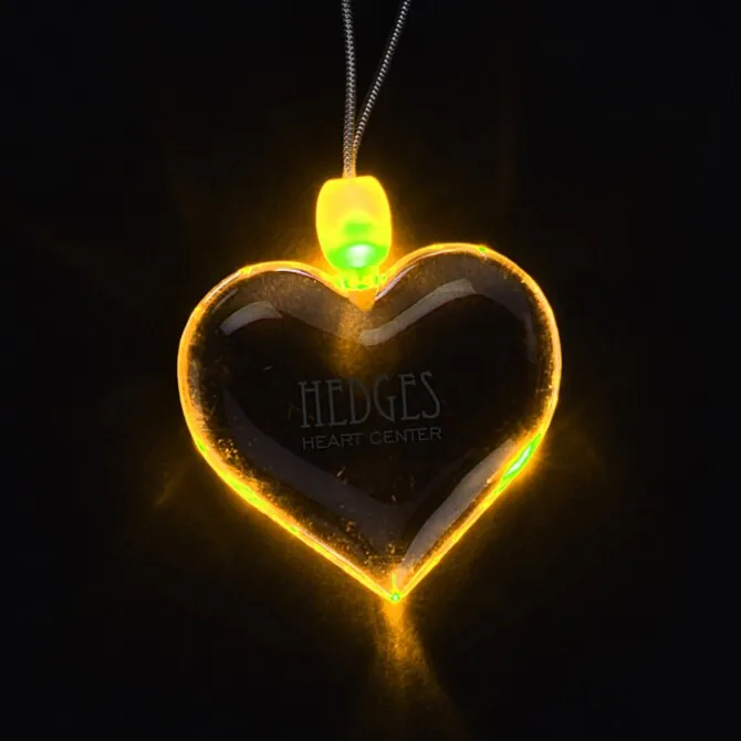 Light-Up Pendant Necklace - Heart