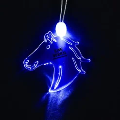 Light-Up Pendant Necklace - Horse