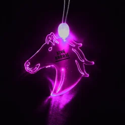 Light-Up Pendant Necklace - Horse