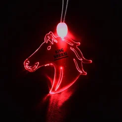 Light-Up Pendant Necklace - Horse