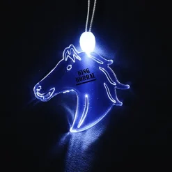 Light-Up Pendant Necklace - Horse