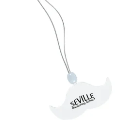 Light-Up Pendant Necklace - Mustache