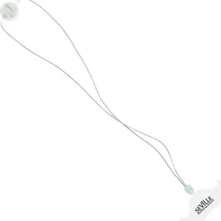 Light-Up Pendant Necklace - Mustache