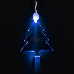 Light-Up Pendant Necklace - Pine Tree
