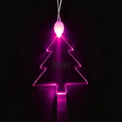 Light-Up Pendant Necklace - Pine Tree