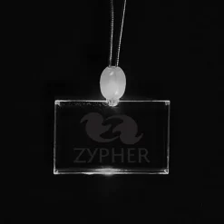 Light-Up Pendant Necklace - Rectangle
