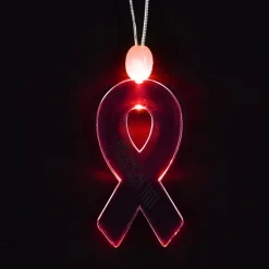 Light-Up Pendant Necklace - Ribbon
