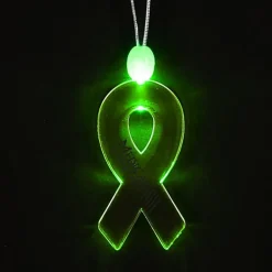 Light-Up Pendant Necklace - Ribbon