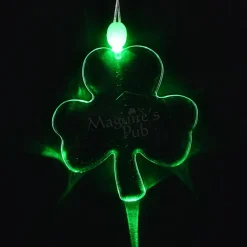 Light-Up Pendant Necklace - Shamrock