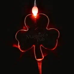Light-Up Pendant Necklace - Shamrock