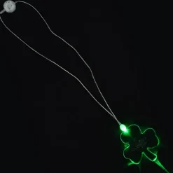 Light-Up Pendant Necklace - Shamrock