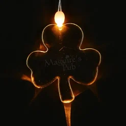 Light-Up Pendant Necklace - Shamrock