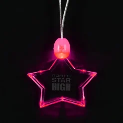 Light-Up Pendant Necklace - Star