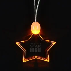 Light-Up Pendant Necklace - Star